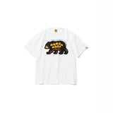 Men T-shirts Bear Loose Casual Short Sleeve T-Shirt