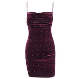Women Dresses Spring Dress Sexy Elegant Slim Fit Backless Suspender Skirt (Csm202403)