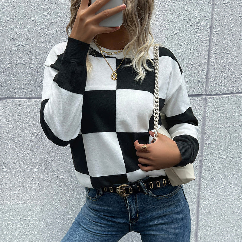 Women Knitted Sweater for Autumn and Winter