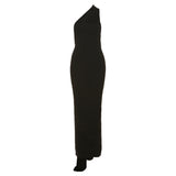 Women Dresses Summer Sexy Backless Sheath Slim-Fit Evening Dress Dress (Bla0420)