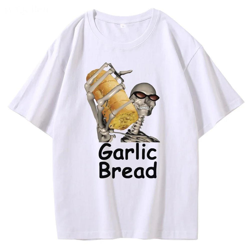 Garlic Bread Men T Shirt Graphic Vintage  Cotton