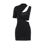 Women Dresses Knitted Hollow Sheath Skirt Autumn Sexy Dress
