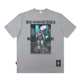 Men T Shirt Hip Hop Oversize Half Sleeve T-shirt Men and Women