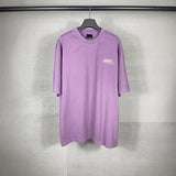 Men T-shirts printing washing water make old short-sleeved T-shirts washing water