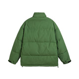 Unisex Winter Cotton Coat White Duck down Jacket