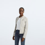 Red Leather Jacket Casual Leather Clothing Coat
