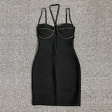 Women Evening Dress Sexy Dress Backless Slim Fit Bandage Dress