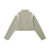 Women Jacket Lapel Casual Women Autumn Zipper Cardigan Outerwear