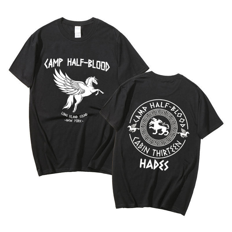 Camp Half Blood Double Sided Graphic T Shirts Men Women
