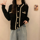 Women Knitted Cardigan Autumn and Winter Sweater Coat