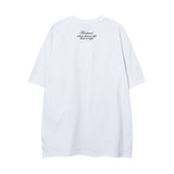 Men T Shirt Pentagram Denim Affixed Cloth Embroidered Short Sleeve T-shirt