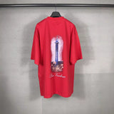 Mens T-shirts BB Paris VOGUE Night Lighthouse Loose Casual Tee