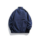 Unisex Jacket Retro Stand-up Collar Jacket