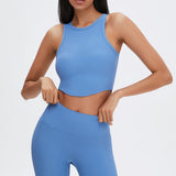 Women Yoga Set Spring/Summer Yoga Wear Slim Fit Running Exercise Workout Outfit