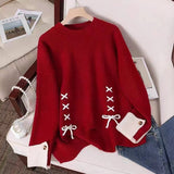 Women Knitted Pullover Autumn and Winter Loose Women's Knitted Sweater