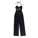 Women Tops Summer Lace Jumpsuit Sexy Slim Jumpsuit