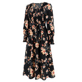 Women Date Dress Autumn and Winter round Neck Dress