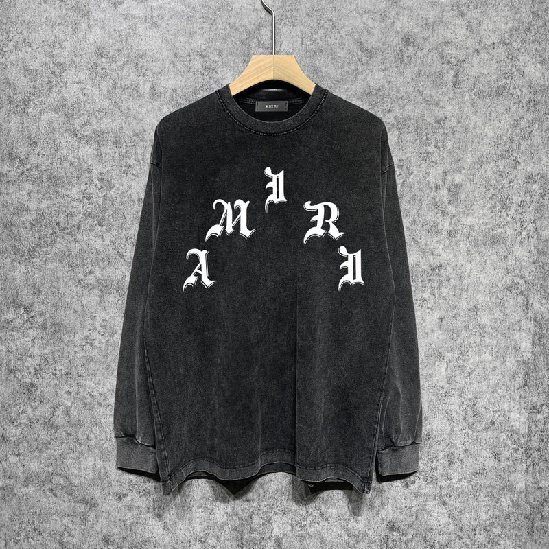 Amiri Long-Sleeve Shirt Vintage Long Sleeve T-shirt