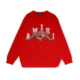 Amiri Long Sleeve Shirt Fashion Brand Long Sleeve Long-Sleeved T-shirt Blouse