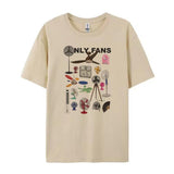 Women Vintage Fashion Streetwear Graphic T Shirt Fans