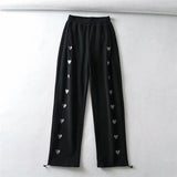 Women Sweatpants Spring Loose Casual Straight-Leg Sweatpants