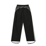Women Sweatpants Retro Workwear Sweatpants Men and Women Loose Wide-Leg Casual Pants