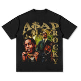 Asap Rocky T Shirts Travis Scott Short Sleeve Eminem ASAP TentacionT-Shirt