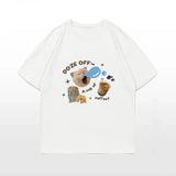 Women Oversized Streetwear Graphic Tees Korean Kawaii