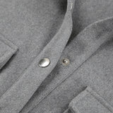 Women Trench Coat Vintage Woolen Coat Autumn and Winter Loose