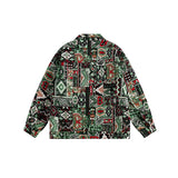 Unisex Jacket Vintage Loose Lapels Jacket Overalls