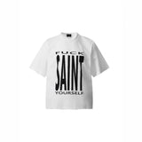 Mens T-shirts Saint Michael 25SS Saint FUCK SAINT Short Sleeve T-Shirt