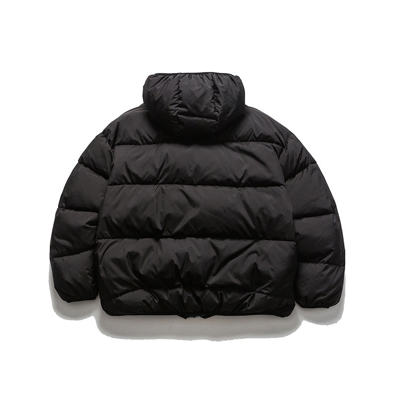 Unisex Winter Cotton Coat Vintage Double-Sided Warm down Jacket