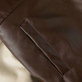 Unisex Winter Cotton Coat Letter Embroidered Lapel Cotton Coat Vintage Loose Cotton Coat