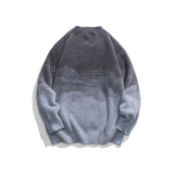 Unisex Shirts Autumn Half Turtleneck Gradient Sweater