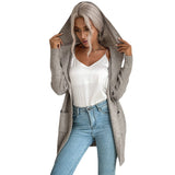 Women Knitted Sweater Autumn and Winter Knitted Sweater Cardigan Women Coat