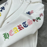 Chh Chrome Hearts Hoodie Classic Cross Scroll Letter Color Hooded Sweater