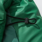 Unisex Winter Cotton Coat Stand-up Collar down Jacket Vintage White Duck down Warm down Jacket