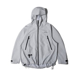 Unisex Jacket Shell Jacket Waterproof Wind-Resist Tool Wind-Resistant Hooded Jacket