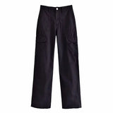 Women Sweatpants Multi-Pocket Cargo Casual Pants Trousers