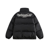 Unisex Winter Cotton Coat Stand-up Collar Cotton-Padded Clothes Double-Sided Plaid Cotton-Padded Jacket