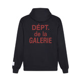 Gallery Dept Hoodie Alphabet Slogan Cardigan Hooded Sweater