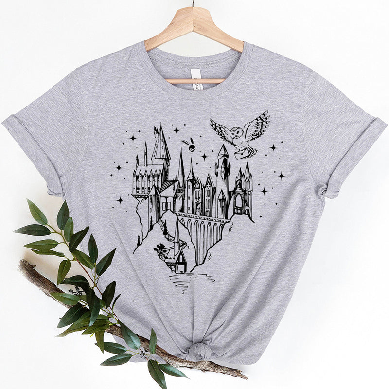 Magical Wizard Castle Shirt Movie Inspired Tee Wizard School