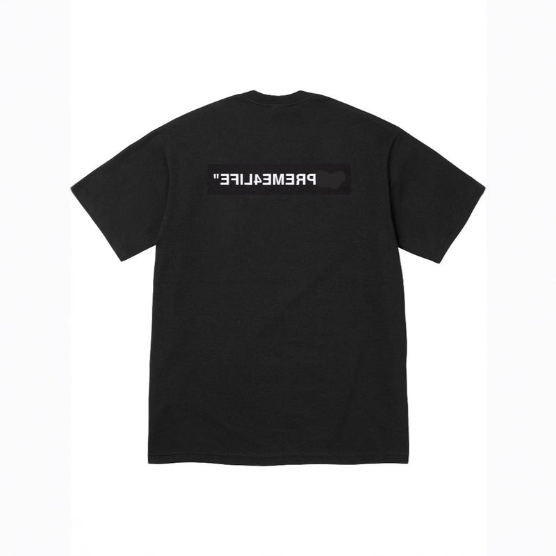 Mens T-shirts 24FW Life Tee New York Crown Letter Print Short Sleeve T-Shirt Cotton Crew Neck