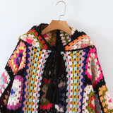 Women Sweater Knitwear Spring Hooded Sweater