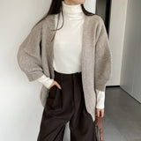 Women's Cardigan Sweater Autumn and Winter Knitting Coat Women's Cardigan Style Sweater 8t3117