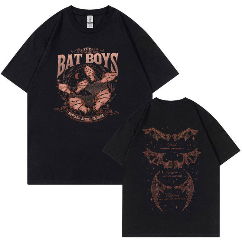 The Bat Boys Rhysand Azriel Cassian Print T Shirt Men Women