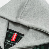 Unisex Winter Cotton Coat Plaid Hooded Fleece Padded Coat Vintage Loose and Warm Cotton-Padded Coat