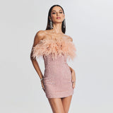 Women Dresses Sexy Backless Tassel Dress Hip Skirt (Zns0409)