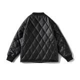 Unisex Winter Cotton Coat Winter Baseball Collar Cotton Coat Retro Three-Dimensional Pocket Cotton Coat