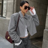 Women Trench Coat Fall/Winter Long Sleeve Short Coat